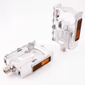 MKS Mikashima FD-7 Faltbare komplett Aluminium Pedale Klapprad silber