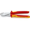 Knipex 74 06 250 Kraft-seitenschneider Isoliert Mit Mehrkomponenten-hüllen, Vde-geprüft Verchromt 250 Mm