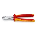 KNIPEX 74 06 250 Kraft-Seitenschneider isoliert mit Mehrkomponenten-Hüllen
