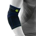 Bauerfeind Ellenbogenbandage Sports Elbow Support (leicht, komfortabel) schwarz/blau - 1 Stück, Größe: XXL