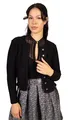 Trachtl Jacke - Trachtenjacke, Strickjacke in 3 Farben LiLa, Schwarz, Anthrazit ORIGINAL TRACHTL Oktoberfest (Schwarz, 36)