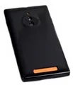 Titan Mobilfunk Zubehör Dark Case Style kompatibel mit für Nokia Lumia 830 - Silikon TPU Handy Cover Hülle Schutzhülle in Schwarz -#