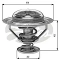 GATES TH31182G1 Thermostat, coolant for LEXUS MAZDA TOYOTA