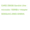 CARD 256GB Sandisk Ultra microsdxc 150MB/s +Adapter SDSQUAC-256G-GN6MA