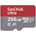 SanDisk microSDXC Ultra 256GB (A1/UHS-I/Cl.10/150MB/s) + Adapter Mobile