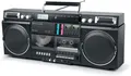 Muse Bluetooth Retro mit Radio, CD, Kassettenrekorder Boombox (CD / CD-R / CD-RW / MP3)
