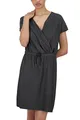 Alife and Kickin Damen OrnellaAK DNM Dress Kleid Damenkleid Jeanskleid Freizeitkleid Sommerkleid XS-XXXL, Black Denim, L