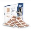 CrossLinq® Gitterpflaster 160 Stück Mittel (2,1x2,7cm) | Cross Tape Akupunktur Pflaster für Triggerpunkte & Narbenpflege | Wasserfest, Hautfreundlich & Bis zu 6 Tage Tragbar | Beige