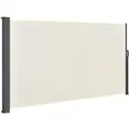 Juskys Seitenmarkise, Beige, Kunststoff, 300x180x300 cm, Sonnen- & Sichtschutz, Markisen