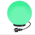 Home4Living Kugelleuchte Kugellampe RGB Außenleuchte Garten Lampe LED 230V Leuchte, ohne Leuchtmittel, Dekorativ weiß Kugel | Ø 25 cm