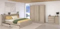 Faizee Möbel Schlafzimmer-Set Schlafzimmer Set Escale 21 von Parisot - Japanische Eiche Nachbildung