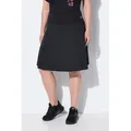 Ulla Popken Minirock Skort integrierte Leggings Elastikbund schwarz 50/52