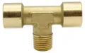Riegler T-Stück, innen/außen/innen, G/R 1/4, SW 13, Messing blank