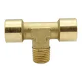Riegler 112727 T-Stück, Innen/Außen/Innen, G/R 1/4, AF 13, Messing blank