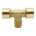 Riegler T-Stück innen/außen/innen G/R 1/4 SW 13 Messing blank