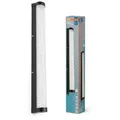 OSRAM Obris Tube Frost Glass Wandlampe & Spiegelleuchte fürs Badezimmer Click CCT Dimmbar 60CM IP44 Schwarz & blaseneffekt - mit umschaltbarer Farbtemperatur