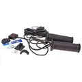Heizgriffe Koso schwarz 130mm für 22mm Lenker mit 5-Stufen-Regler heated grip
