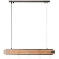 Brilliant Pendelleuchte Carmel Holz Dunkel schwarz E27 max. 52W