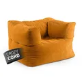 Lumaland Modular Sessel - Cord-Reihe | Indoor Sitzsack mit Softer Struktur, ideal Modulen | Bean Bag für Wohnzimmer & Co. - 96x72x70 cm
