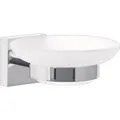 Tesa - Ekkro 40240-00000-00 Seifenschale Chrom (glänzend), Weiß (satiniert)