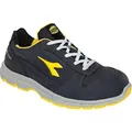 Diadora Utility Run Low S3S, Sicherheitsschuhe Unisex - Dunkelblau/Gelb - 46 EU