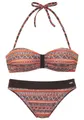 Buffalo Bandeau-Bikini Mit trendigem Streifendruck
