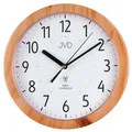 JVD RH612.7 Wanduhr modern Funkwanduhr Funkwanduhren Buche Wanduhr