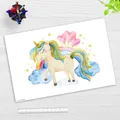 Cover-your-desk Schreibtischunterlage für Kinder und Erwachsene Einhorn in den W