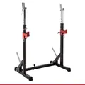 HAMMER Langhantelablage Core 2.0, platzsparende Trainingsstation, flexible Verstellung, 2 Hantelscheiben-Halterungen, Gewichtsbelastung 120 kg, 68 x 77 x 117 cm