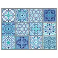 Papier-Tischsets Santorini Mandala Motiv I 100 Stück I 40 x 30 cm I Einweg Platzsets I Tisch-Unterlage aus Papier I Moderne Deko I Hochzeit I dv998
