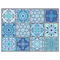 100 Tischsets Santorini Mandala I 30x40cm I Einweg Platzsets aus Papier I dv_998