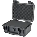 HMF ODK100 Outdoor-Fotokoffer, Transportkoffer mit Rasterschaumstoff | 23 x 19 x 11 cm