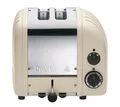 Dualit NEWGEN Premium Toaster 2 Scheiben Creme, handgefertigter Toaster Retro mit ProHeat®-Heizelementen, gleichmäßige Bräune, mechanischer Timer, manueller Hebel, langlebiges Edelstahlgehäuse