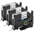 Upwinning kompatibel mit Brother P-touch Bänder 9mm Weiß Tze 221 TZe-221 9mm x 8m, als Ersatz für Brother P touch Schriftband TZ Tape 9mm 0.35 TZe221 für Ptouch H105 H100LB H107B 900 1000 1280, 3 Pack