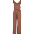 URBAN CLASSICS Jumpsuit Urban Classics Damen Ladies Long Sleevless Modal Jumpsuit (1-tlg) orange 5XL (54/56)