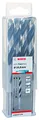 Bosch Professional 5 Stück HSS Spiralbohrer PointTeQ (für Metall, 10,8 x 94 x 142 mm, Zubehör Bohrschrauber)