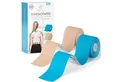 Health Press Kinesiologie-Tape 2 Rollen Profi Physio Tape & Sporttape Hautfreundlich (5cm x 5m) DERMATEST: SEHR GUT
