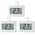 AiQInu 3 Mini Kühlschrank Thermometer Digital, Innen und Gefrierschrank, Mit Frost Alarm