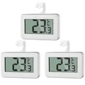 3 Mini Kühlschrank Thermometer Digital, Innen und Gefrierschrank, Mit Frost A...