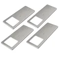 kalb | LED Unterbauleuchten silber 5W- sehr flache Küchenleuchte, Auswahl:4er Set warmweiss…