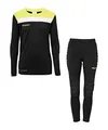 uhlsport Kinder Torwart-set Offense 23 Torwart-set, Schwarz/Fluo Gelb/Weiß, 116, 100520302