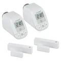 2x Homematic IP Set Heizen easy connect Heizkörperthermostat Fenster Türkontakt