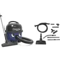 NUMATIC - Staubsauger Henry Next + Kit AST1 & FreeFlo Bürste, neu geparkt - HVN20611 - Schwarz/Dunkelblau