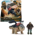 Dreamworks How to Train your Dragon, Wikinger und Drachen Actionfiguren-Set, Fleischklops und Fischbein, Spielzeug für Kinder ab 4 Jahren