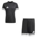 adidas Herren Set Trikot + Hose Squadra 25 Black/White XXL