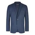 HECHTER PARIS Jerseysakko mit 2 Patten- und 1 Brusttasche blau 52
