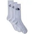 The North Face Sportsocken MULTI SPORT CUSH CREW SOCK 3P (3-Paar) mit gezielten Belüftungszonen, elastischer Materialmix weiß M (41/43)