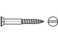 200 x Senk-Holzschrauben mit Schlitz DIN 97 Messing 6 x 20, CAB FASTENING