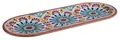APS 84686 Teller ARABESQUE, 38 x 15,5 cm, Höhe 2 cm, Melamin, Dekor/Terracottaoptik