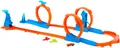 Hot Wheels Autorennbahn Track Creator Dreifacher Looping, inkl. 1 Spielzeugauto